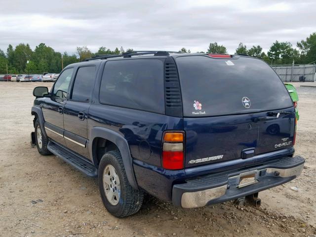 1GNFK16Z84J219005 - 2004 CHEVROLET SUBURBAN K BLUE photo 3