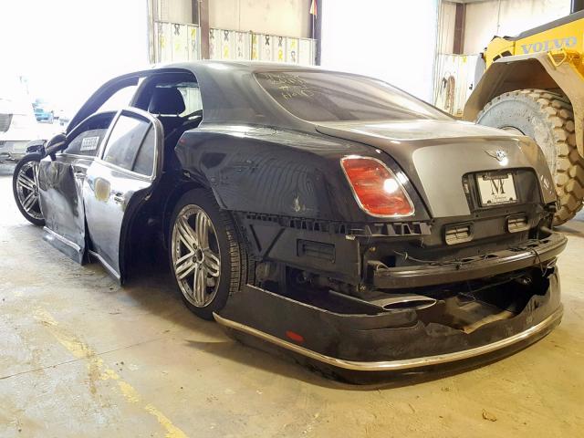 SCBBB7ZH9CC016790 - 2012 BENTLEY MULSANNE BLACK photo 3