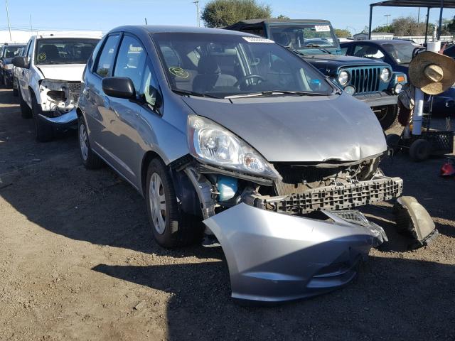 JHMGE8H26AC006386 - 2010 HONDA FIT SILVER photo 1