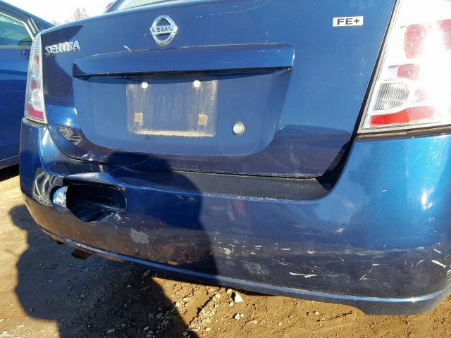 3N1AB61E49L639920 - 2009 NISSAN SENTRA 2.0 BLUE photo 9