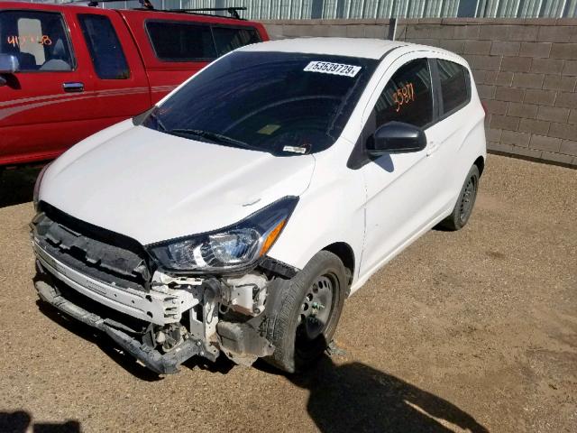 KL8CB6SA9HC752265 - 2017 CHEVROLET SPARK LS WHITE photo 2