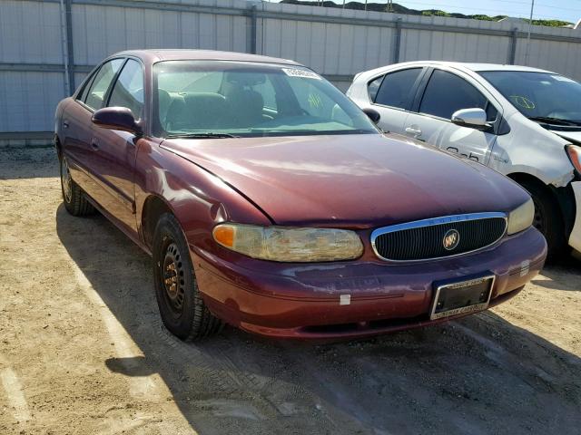 2G4WS52JX11187739 - 2001 BUICK CENTURY CU MAROON photo 1