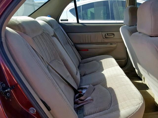 2G4WS52JX11187739 - 2001 BUICK CENTURY CU MAROON photo 6