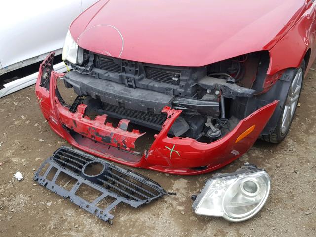 WVWFA71F99V021027 - 2009 VOLKSWAGEN EOS LUX 红色 照片 9