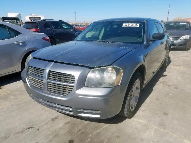 2D8FV47T97H781398 - 2007 DODGE MAGNUM SE BLUE photo 2