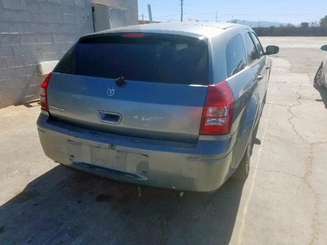 2D8FV47T97H781398 - 2007 DODGE MAGNUM SE BLUE photo 4