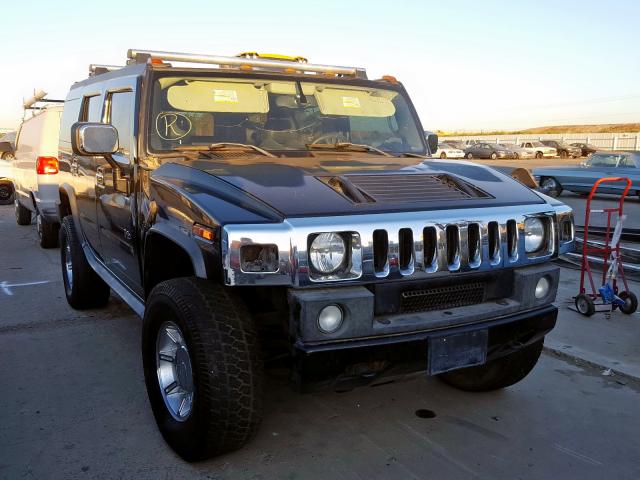 5GRGN23U65H110858 - 2005 HUMMER H2 BLACK photo 1