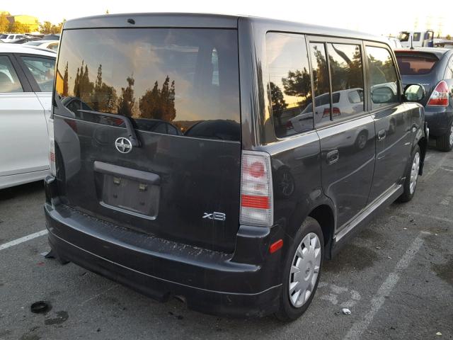JTLKT324264089593 - 2006 TOYOTA SCION XB Графитовый фото 4