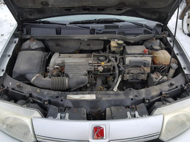 1G8AJ52F43Z145827 - 2003 SATURN ION LEVEL SILVER photo 7