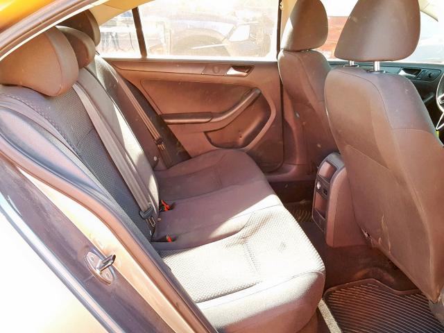 3VW2K7AJ7EM297711 - 2014 VOLKSWAGEN JETTA BASE Մոխրագույն լուսանկար 6