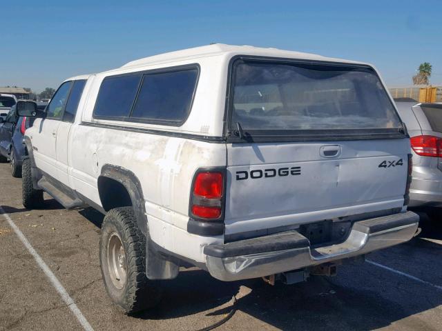 3B7KF23W7XG233396 - 1999 DODGE RAM 2500 WHITE photo 3