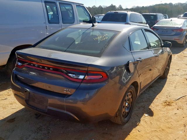 1C3CDFBB4ED746104 - 2014 DODGE DART SXT GRAY photo 4