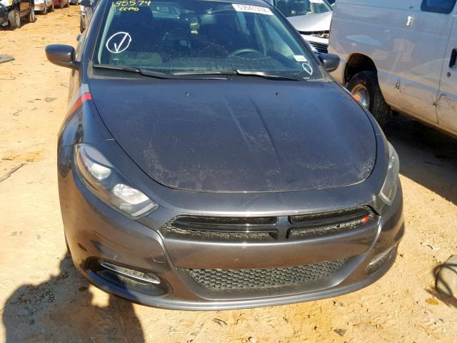 1C3CDFBB4ED746104 - 2014 DODGE DART SXT GRAY photo 9