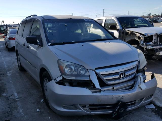 5FNRL38206B087138 - 2006 HONDA ODYSSEY LX TAN photo 1