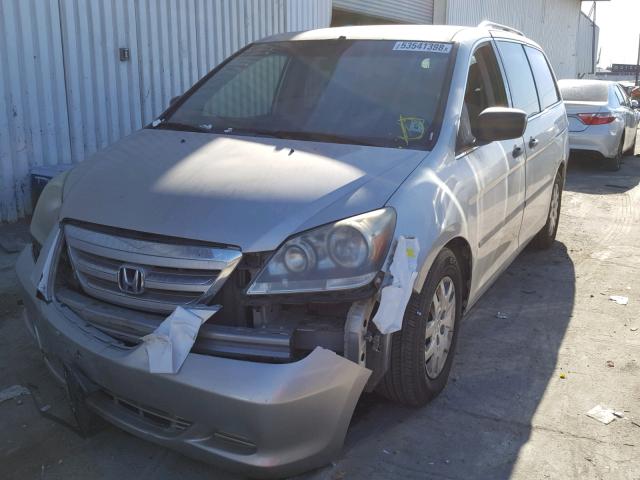 5FNRL38206B087138 - 2006 HONDA ODYSSEY LX TAN photo 2