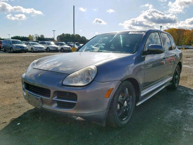 WP1AB29P05LA62092 - 2005 PORSCHE CAYENNE S GRAY photo 2