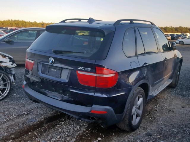 5UXFE43588L021892 - 2008 BMW X5 3.0I BLUE photo 4