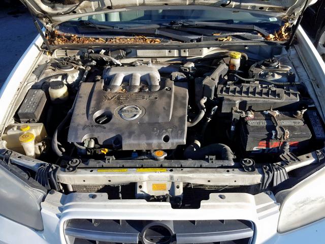 JN1DA31A73T410310 - 2003 NISSAN MAXIMA GLE WHITE photo 7