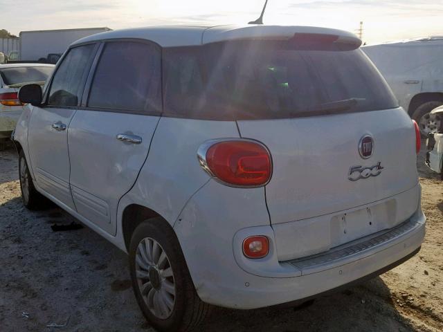 ZFBCFABHXGZ038185 - 2016 FIAT 500L EASY WHITE photo 3