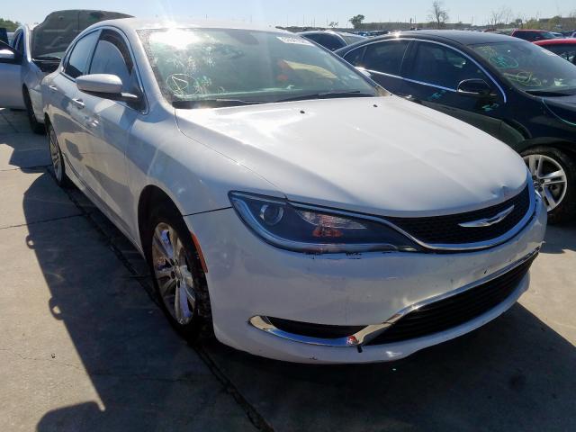 1C3CCCAB1FN624749 - 2015 CHRYSLER 200 LIMITE WHITE photo 1