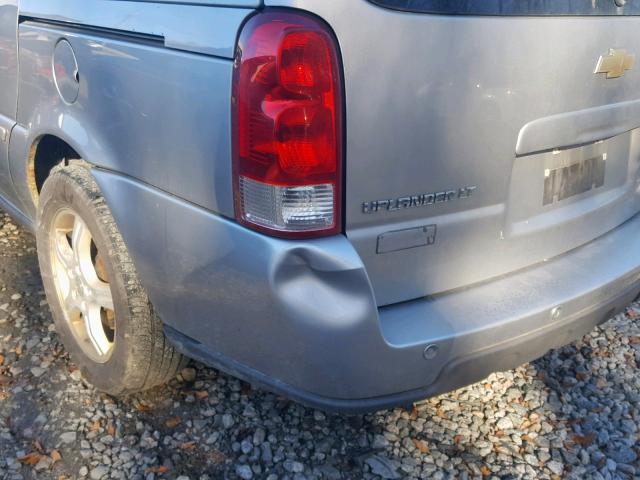 1GNDX33L95D300079 - 2005 CHEVROLET UPLANDER L SILVER photo 9