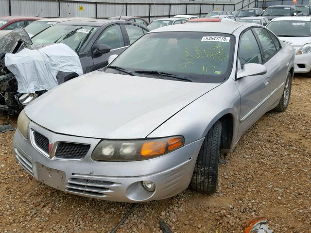 1G2HX54K614155903 - 2001 PONTIAC BONNEVILLE SILVER photo 2