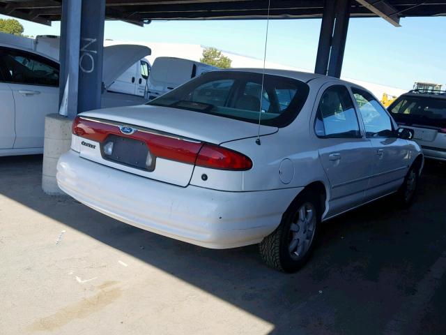 1FALP6535WK166760 - 1998 FORD CONTOUR BA WHITE photo 4