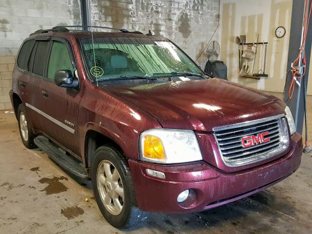 1GKDT13S962274729 - 2006 GMC ENVOY MAROON photo 1