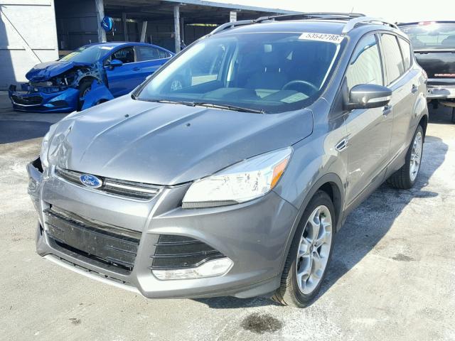 1FMCU0J97EUE57382 - 2014 FORD ESCAPE TIT CHARCOAL photo 2