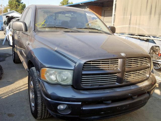 1D7HA18D14S649738 - 2004 DODGE RAM 1500 S CHARCOAL photo 1