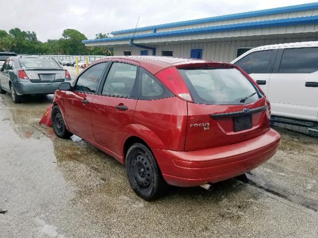 3FAFP37N35R145586 - 2005 FORD FOCUS ZX5 RED photo 3