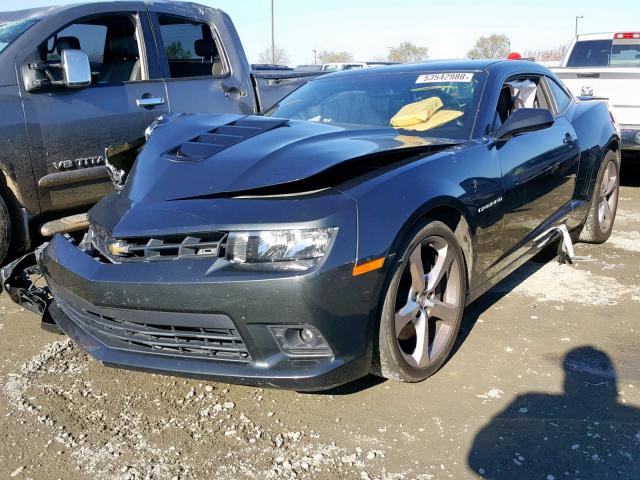 2G1FJ1EWXF9139084 - 2015 CHEVROLET CAMARO 2SS CHARCOAL photo 2