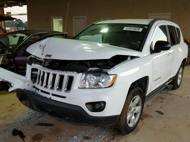 1C4NJCBA5DD208321 - 2013 JEEP COMPASS SP თეთრი ფოტო 2