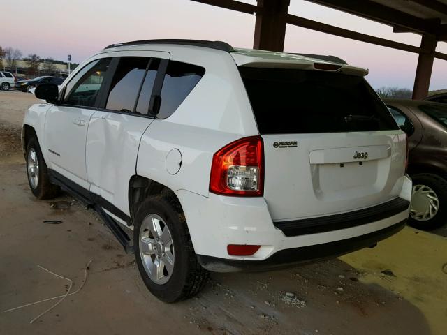 1C4NJCBA5DD208321 - 2013 JEEP COMPASS SP თეთრი ფოტო 3