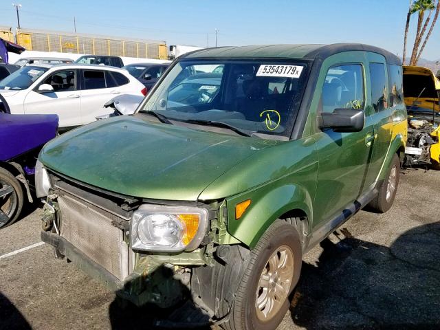 5J6YH18786L012577 - 2006 HONDA ELEMENT EX GREEN photo 2