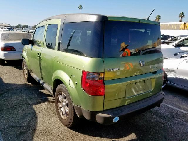 5J6YH18786L012577 - 2006 HONDA ELEMENT EX GREEN photo 3