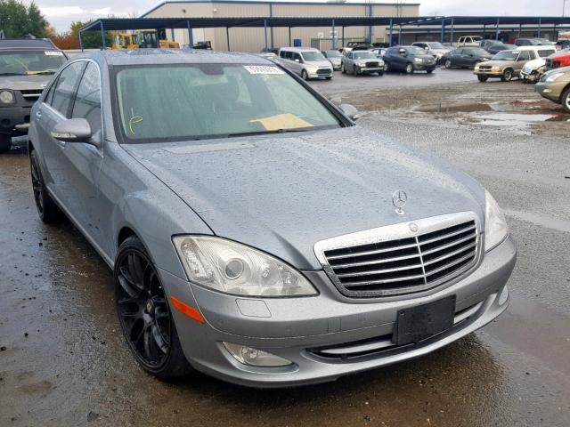 WDDNG71X77A046490 - 2007 MERCEDES-BENZ S 550 GRAY photo 1