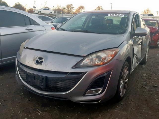 JM1BL1S66A1127984 - 2010 MAZDA 3 S SILVER photo 2