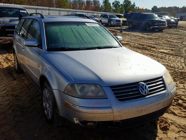 WVWVD63B33E123521 - 2003 VOLKSWAGEN PASSAT GLS GRAY photo 1