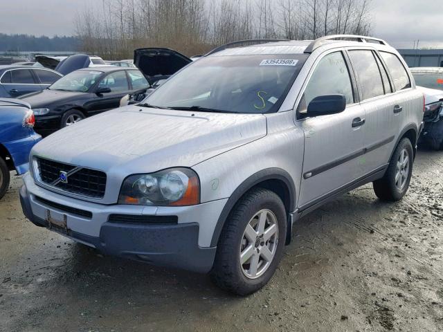 YV1CZ59HX41094455 - 2004 VOLVO XC90 SILVER photo 2