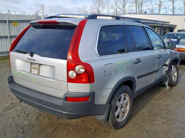 YV1CZ59HX41094455 - 2004 VOLVO XC90 SILVER photo 4