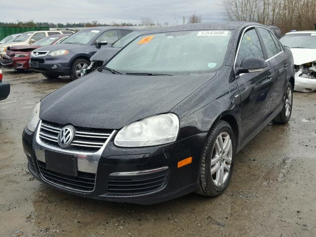 3VWEF71K57M148386 - 2007 VOLKSWAGEN JETTA WOLF BLACK photo 2