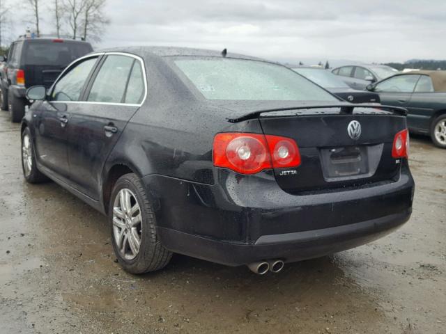 3VWEF71K57M148386 - 2007 VOLKSWAGEN JETTA WOLF BLACK photo 3