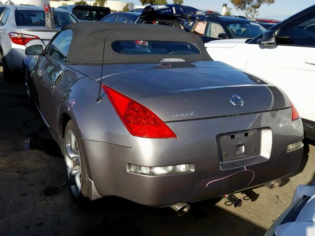 JN1BZ36A67M655026 - 2007 NISSAN 350Z ROADS GRAY photo 3