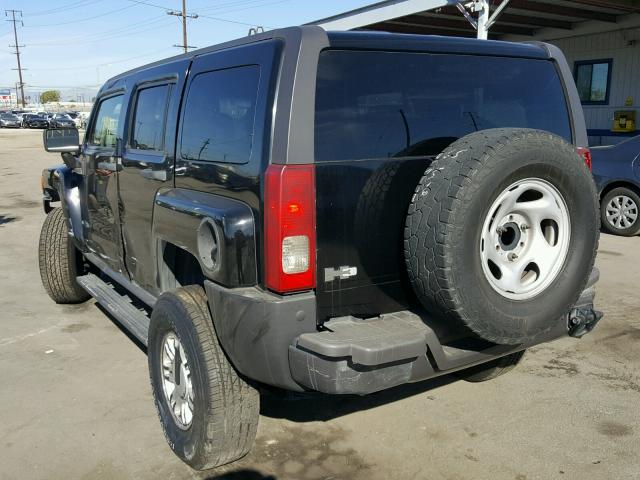 5GTDN136468158725 - 2006 HUMMER H3 BLACK photo 3