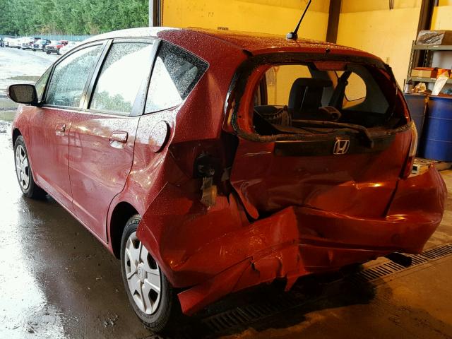 JHMGE8H35DC068472 - 2013 HONDA FIT RED photo 3