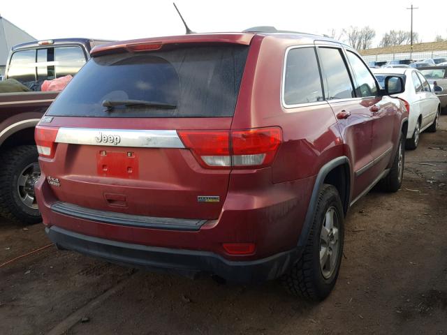 1J4RR4GG9BC600423 - 2011 JEEP GRAND CHER RED photo 4