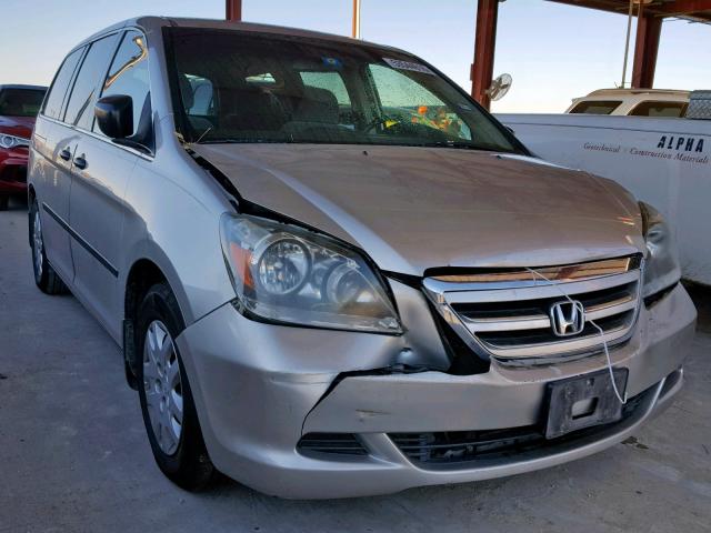 5FNRL38237B115192 - 2007 HONDA ODYSSEY LX GRAY photo 1