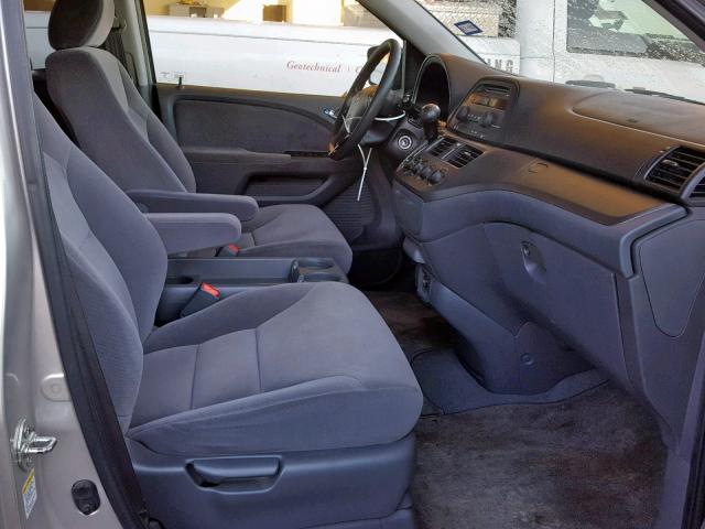 5FNRL38237B115192 - 2007 HONDA ODYSSEY LX GRAY photo 5