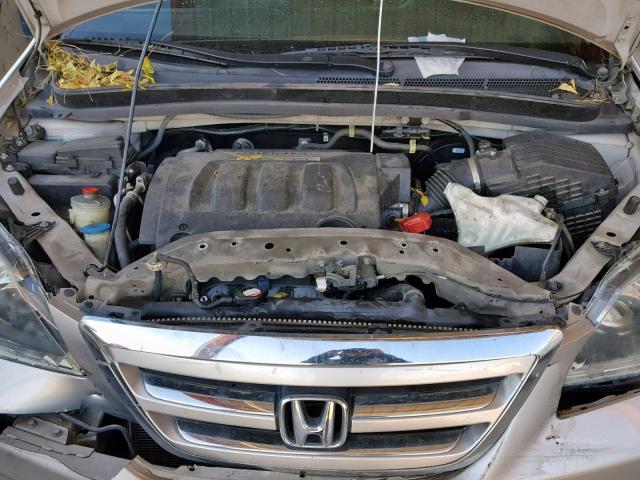 5FNRL38237B115192 - 2007 HONDA ODYSSEY LX GRAY photo 7